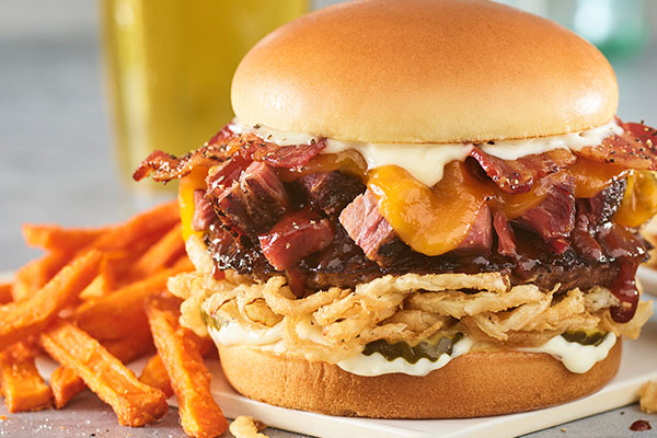 Burnt Ends Bacon Burger