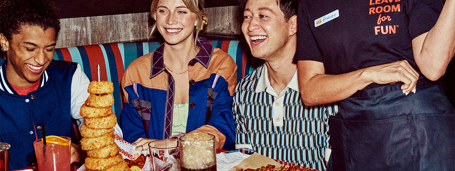 Friends around the table at Red Robin